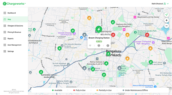 ChargeOps Cloud Dashboard